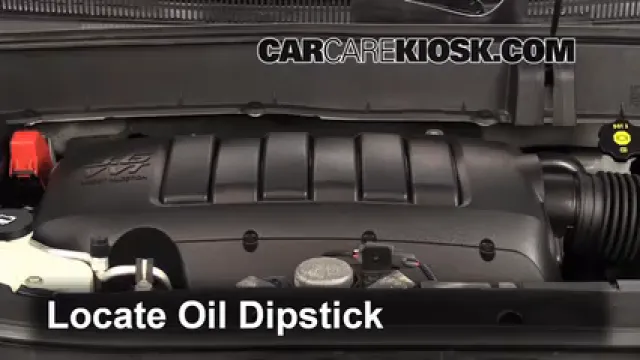 2012 Chevrolet Traverse LS 3.6L V6 Huile Vérifier le niveau de l'huile